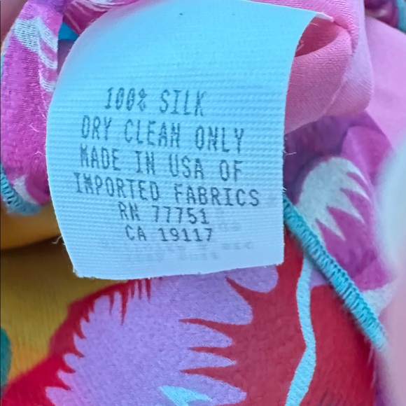 Betsey Johnson NWT Rare Vintage Silk Pink Yellow Roses Tiered Ruffle Maxi Dress - Picture 10 of 14